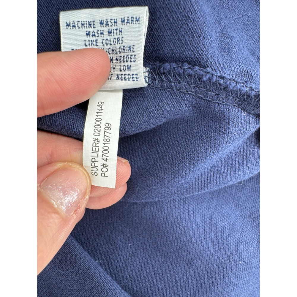 Polo Ralph Lauren - Long Sleeve Polo Pique Cotton - Navy Blue - L - Mens - Picture 7 of 9